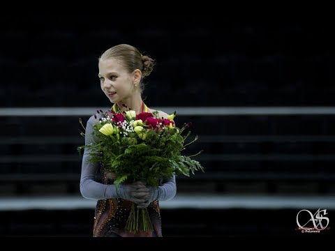 Alexandra Trusova / ISU Junior Grand Prix Kaunas 2018 Victory Ceremony