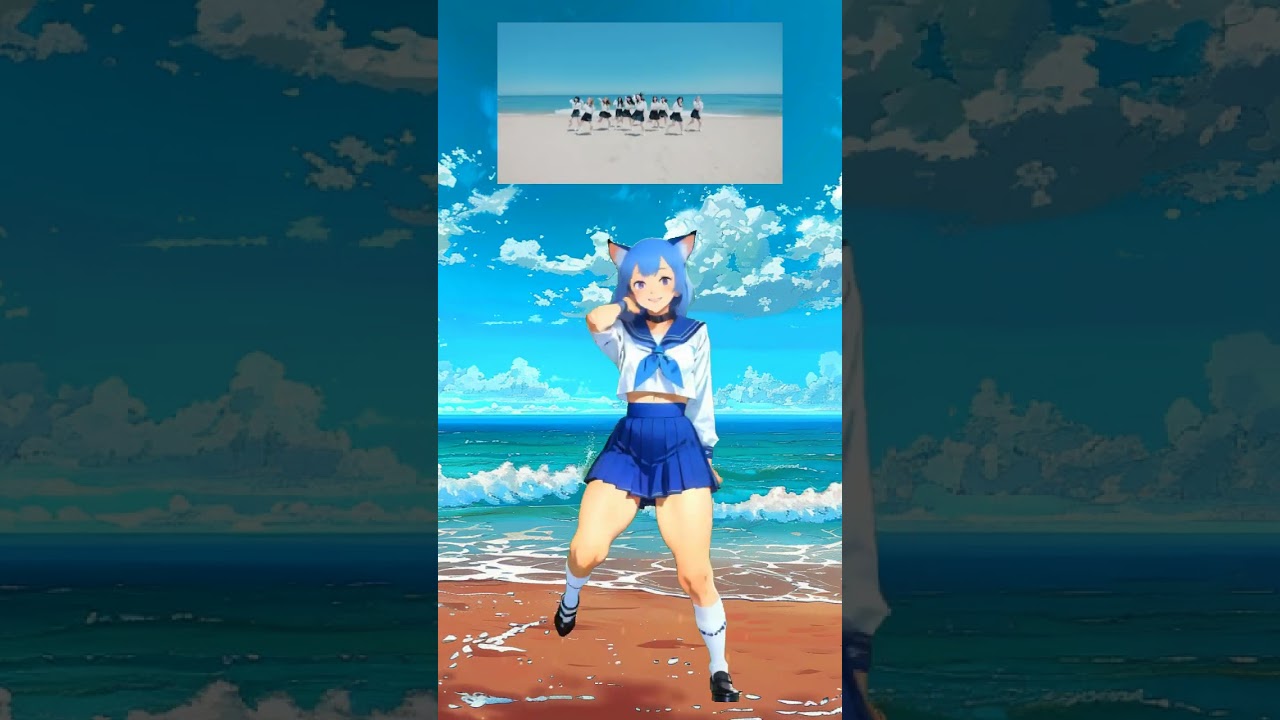 【AIcat Dancer】"Hi-Five" dancing! | Domo AI anime v6 style