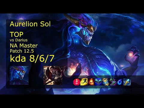 Rank 3 NA Aurelion Sol: Top vs Darius