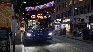 MTA NYCT Bus: 2021 New Flyer XDE40 #9560 on the B25
