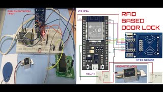 RFID & ESP32 based Door Lock