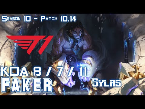 T1 Faker SYLAS vs NUNU Mid - Patch 10.14 KR Ranked