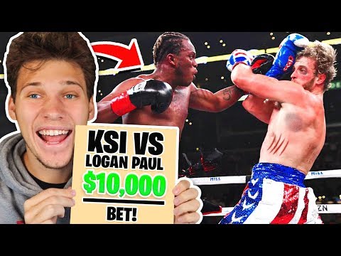 So I Tried Betting $10,000 On KSI vs Logan Paul Fight...