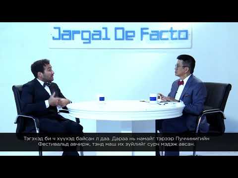 Jargal de Facto intervista Jacopo Sipari di Pescasseroli (Якобо Сипари Ди Пeскассэрoли)