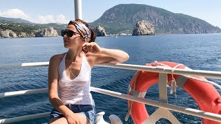 ГУРЗУФ КРЫМ - Гурзуф набережная - Гурзуфский парк 2018