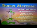 The Land Before Time Menu