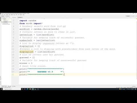 Python Practice How To Make Hangman With Python