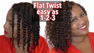 How to FLAT TWIST step-by-step
