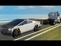 CABO De GUERRA Com CARROS Tesla GT Conseguiu PUXAR O CAMINHÃO BeamNG Drive