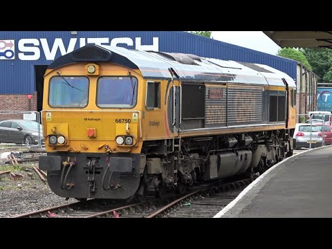 66750 Wagon Runaround in Andover Sidings - 7/6/21
