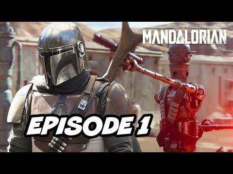 Star Wars The Mandalorian Episode 1 - TOP 10 WTF and Easter Eggs Video