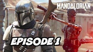 Star Wars The Mandalorian Episode 1 - TOP 10 WTF a