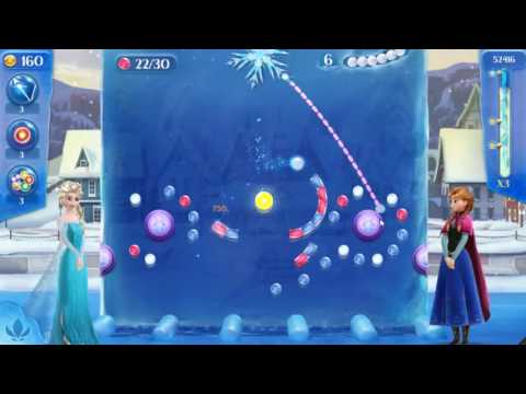 Frozen Free Fall: Icy Shot Level 50 - NO BOOSTERS ☃☃☃