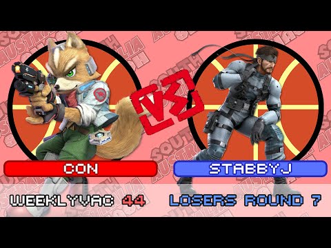 WeeklyVac 44 - SSBU - Con (Fox) vs StabbyJ (Snake)