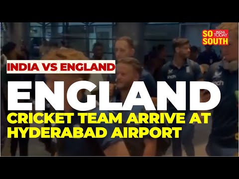 LATEST NEWS: England Cricket Team Arrive in Hyderabad Ahead of Test Series Against India | SoSouth