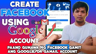 paano gumawa Ng Facebook gamit ang ating Ng Gmail or Google account!