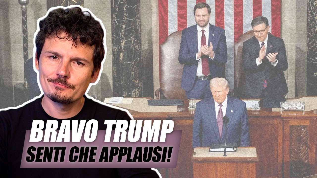 Il triste discorso di Trump (con un parlamentare portato via a forza)
