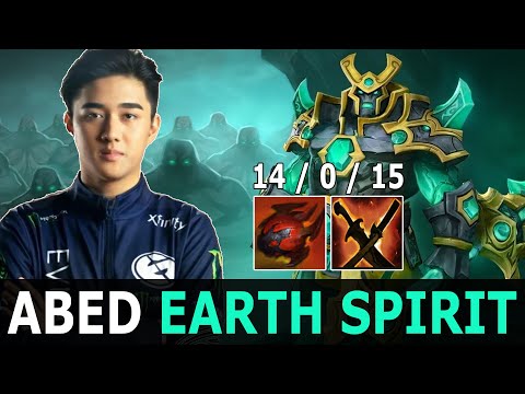 ABED MID EARTH SPIRIT PERFECT GAME w/ SECRET.YAPZOR | DOTA 2 Gameplay