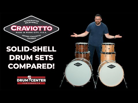 Craviotto Solid-Shell Drum Set Showcase | Maple vs. Walnut