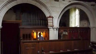 The morning breezes softly blow (Palm Sunday hymn) - pipe organ, St Mewan Church