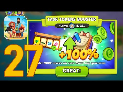 Family Island - Farming Game: Gameplay Walkthrough Part 27 - How to boost task tokens (iOS, Android) - YouTube