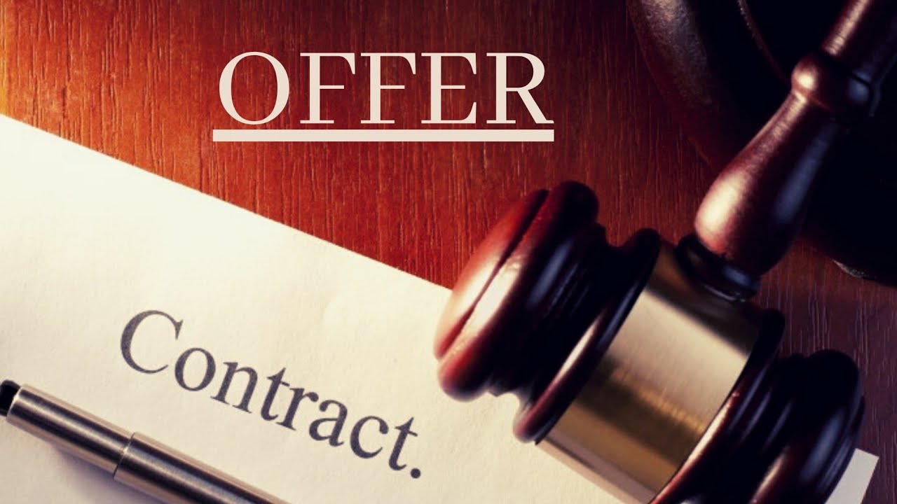 What is offer in contract law|| The Indian Contract Act 1872 || By :- Padmanabh Sharma