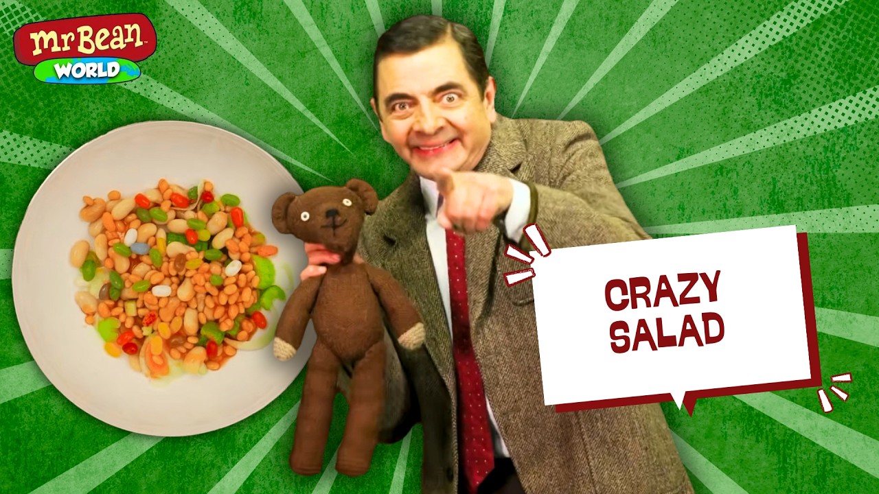 Mr Bean’s Wacky Salad Recipe | Handy Bean | Mr Bean World