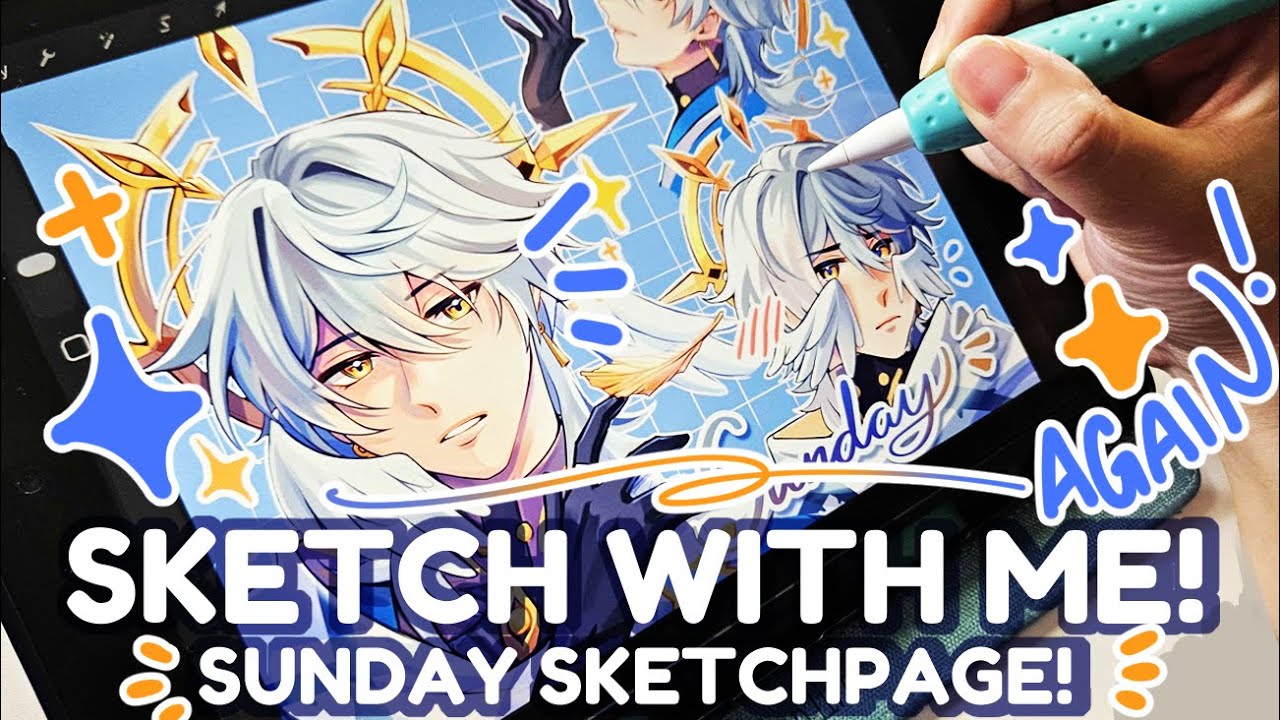 SKETCH WITH ME! REDEMPTION WITH SUNDAY!