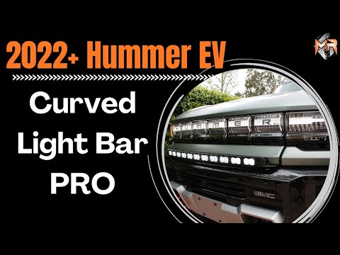 GMC Hummer EV Curved 40" PRO Light Bar Install | Tutorial by M&R Automotive