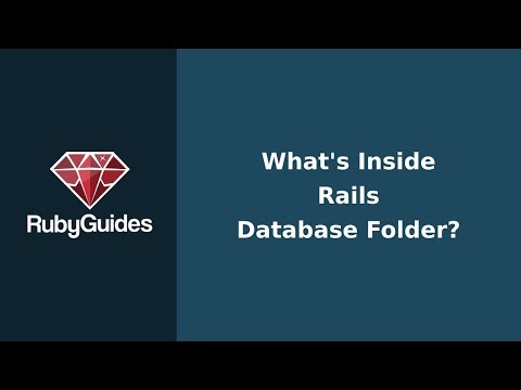 What s Inside The Rails Database Folder