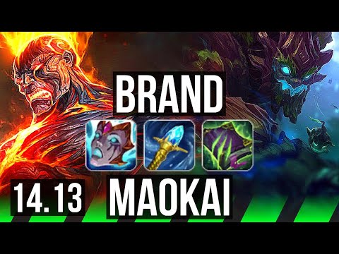 BRAND vs MAOKAI (JGL) | Rank 1 Brand, 5/4/18, Rank 17 | VN Challenger | 14.13
