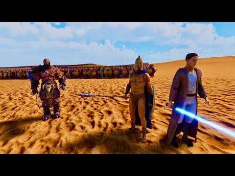 Alliance Of Spartans Knights Against Orcs | Ultimate Epic Battle Simulator 2 | UEBS2