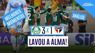 PALMEIRAS VENCE E AFUNDA O SÃO PAULO NA CRISE! | PALMEIRAS 3X1 SÃO PAULO