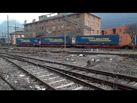 Doppia di 405 per monocliente LKW WALTER in entrata alla stazione di Bolzano