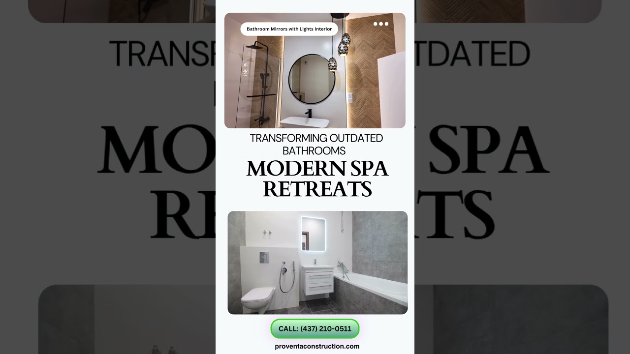Complete luxury washroom renovation showcase