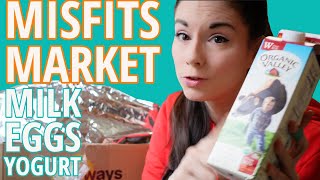 Misfits Market Delivered Organic Milk, Cheese, Eggs & Yogurt - Subscription Unboxing!