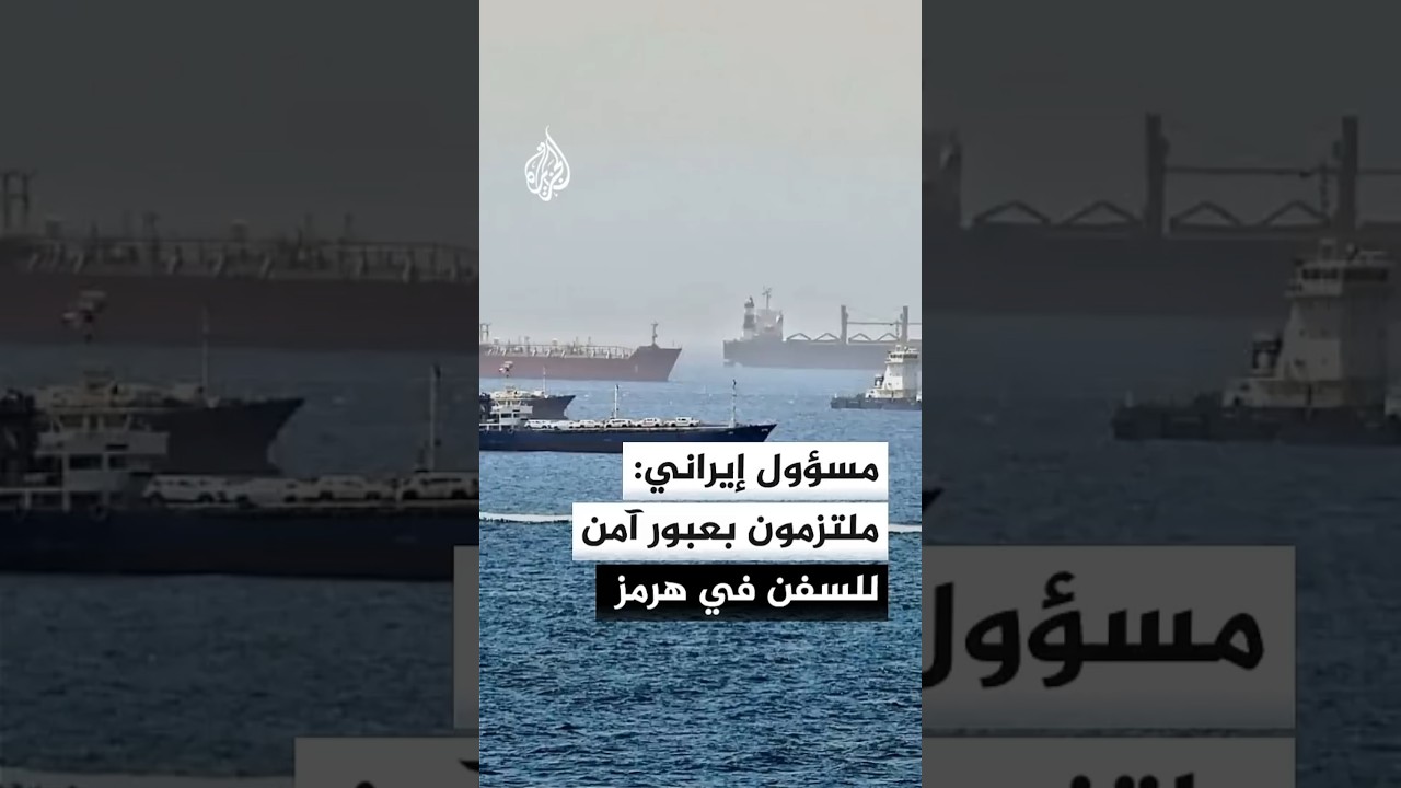 فيديو | مسؤول إيراني: ملتزمون بالدبلوماسية والعبور الآمن للسفن في هرمز