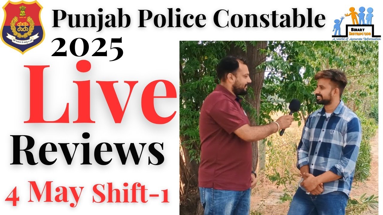 Constable Exam Reviews 4 May 2025 Shift 1