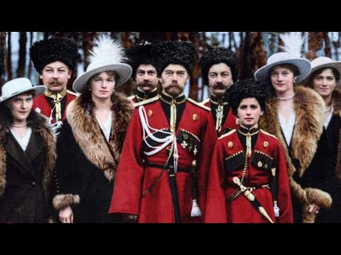 Russian Imperial Family in colour