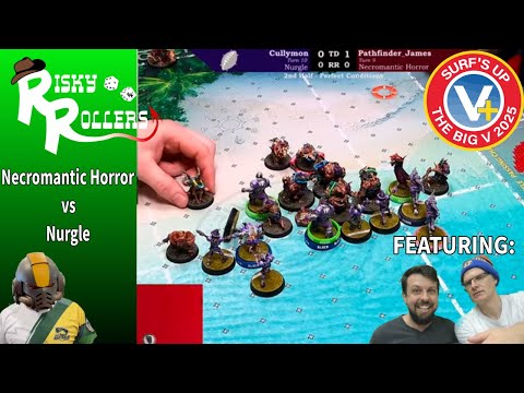 Blood Bowl - Necromantic Horror vs Nurgle - The Big V 2025 Game 1