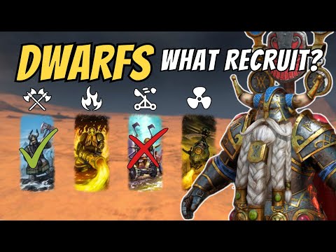 Dwarfs Units Guide, What You NEED to Recruit & What NOT | Total War Warhammer 3