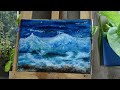 oil painting/Deep blue sea/oil painting on canvas