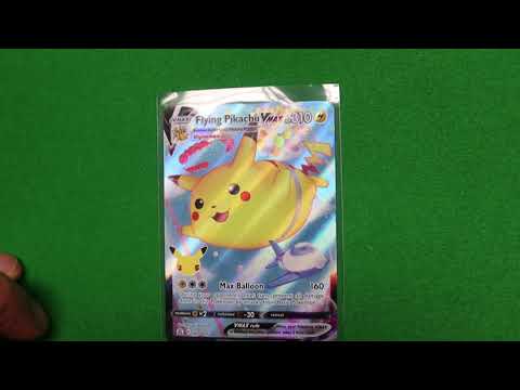 pokemon card flying Pikachu
