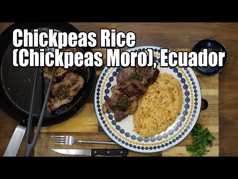 How to make Chickpeas Rice (Chickpeas Moro), ECUADOR