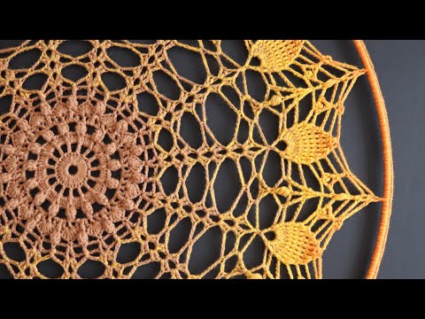 Crochet Mandala 'Ray of Summer' Tutorial - Free Mandala Pattern | Part 1/3