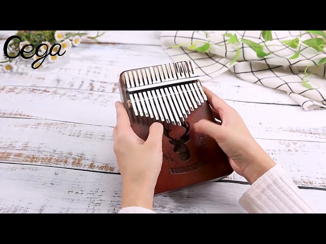 Vídeo relacionado con Newlam Kalimba Piano de Pulgar de 17 Teclas Instrumento Musical, Regalo Musical para Niños y Adultos