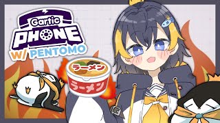 【FIRE NOODLES+GARTIC PHONE】🔥this is fine.🔥【NIJISANJI EN | Petra Gurin】
