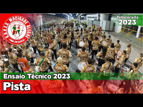 Mocidade Alegre 2023 | Pista - Ensaio Técnico | Samba ao vivo - #ETSP23