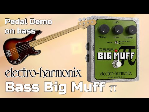 EHX Bass Big Muff π Pedal Demo for Bass - Want 2 Check Review