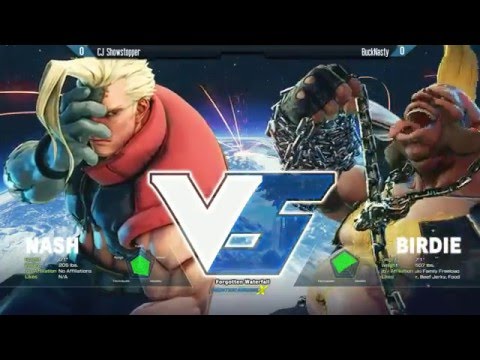 Street Fighter 5 Tournament: Winter Brawl X Semis - CJ Showstopper (Nash) vs BuckNasty (Birdie)